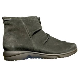Mephisto Rezia Black Leather Ankle Boots | Size 9.5 | Comfort Zip Booties